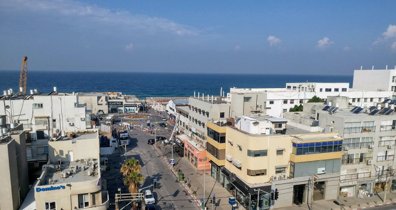 נוף לים מלון בוטיק אטלס תל אביב
